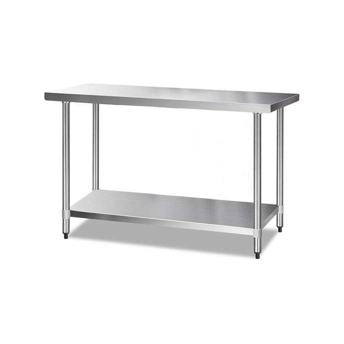 Cefito 1524 x 610mm Commercial Stainless Steel Kitchen Bench