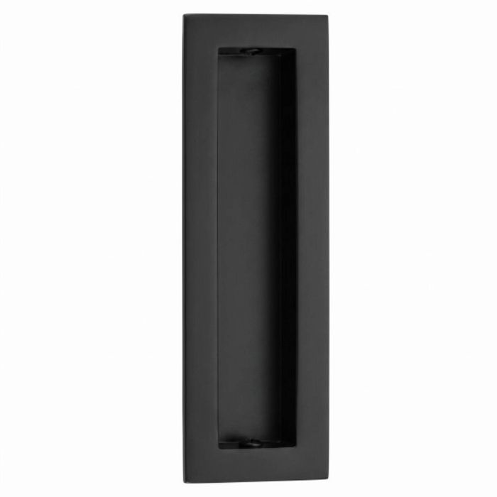 Lemaar 150 x 50mm Black Rectangular Flush Pull