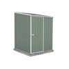 Absco Sheds 1.52 x 1.52 x 2.08m Pale Eucalypt Space Saver Single Door Garden Shed