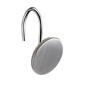 Barelli Stirling Disc Shower Curtain Hook - 12 pack
