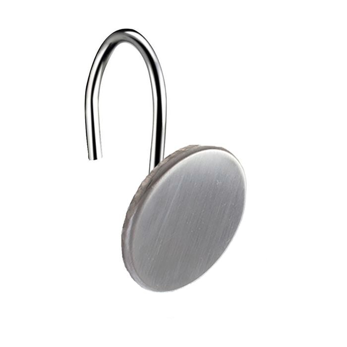 Barelli Stirling Disc Shower Curtain Hook - 12 pack