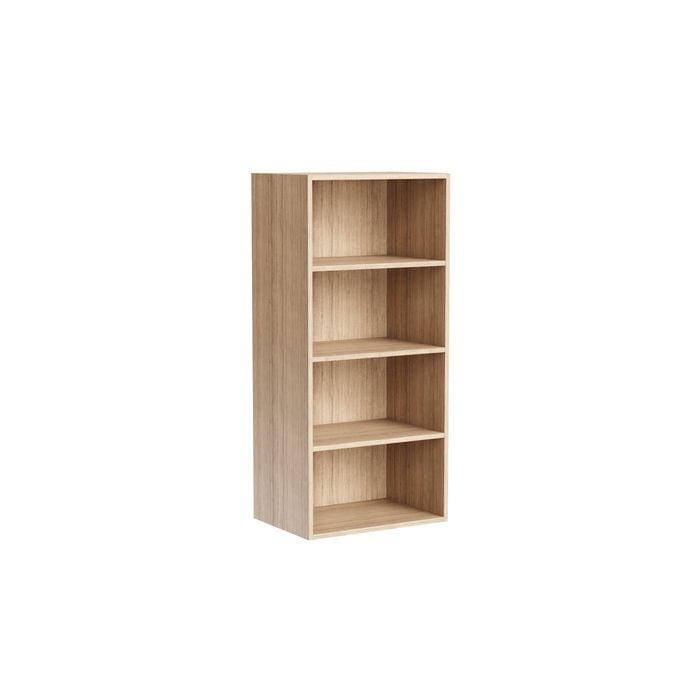 Kaboodle 600-699mm Almond Oak Customisable Deep Med Pantry Open Shelf