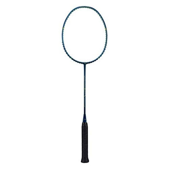 Li-Ning Super Force 85 Plus Graphite Unstrung Badminton with Full Racket Cover (Black/Blue/Silver)| Maximum String Tension 28lbs