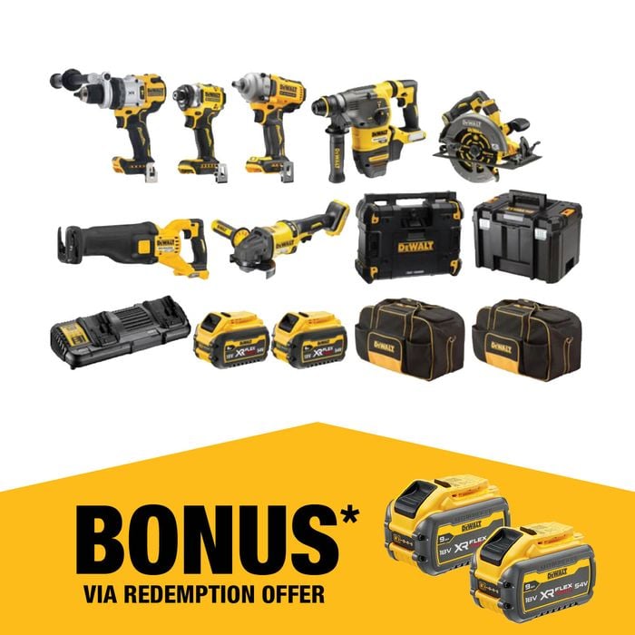 DeWALT 18V/54V XR 9.0Ah 8 Piece Mixed Voltage Combo Kit DCZ803X2-XE