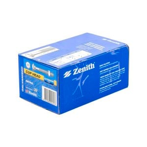 Zenith M8 x 100mm Galvanised Coach Head Bolt And Nut - 50 Pack