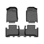 KIWI MASTER 3D TPE Car Floor Mats Liner for Isuzu MU-X MUX 2013-2020