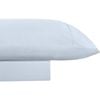 Odyssey Living Breathe Cotton Bed Sheet Set W/pillowcase King Single Sky Blue