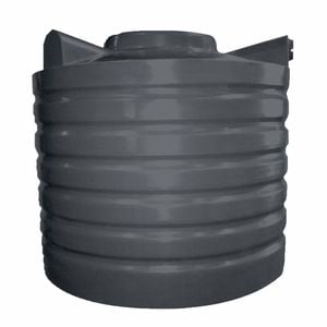 Clark Tanks 1000L Round Poly Water Tank - Light Grey