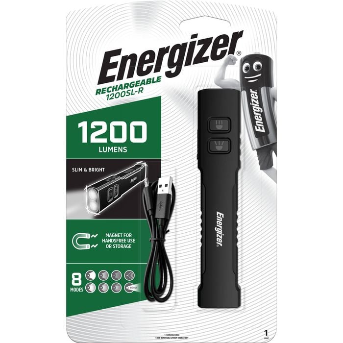 Energizer 1200SL-R Rechargeable LED Flat Flashlight