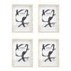 4PK Unigift Downton MDF/Glass Matt A4 Picture Frame - Natural