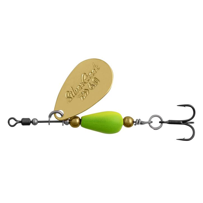 Daiwa Silver Creek 4.0g Spinner Blade Fishing Lure Gold Chartruse