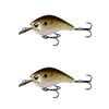 2x 13 Fishing 60mm Jabber Jaw Crankbait Fishing Lures - Truffle Butter