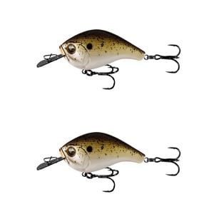 2x 13 Fishing 60mm Jabber Jaw Crankbait Fishing Lures - Truffle Butter