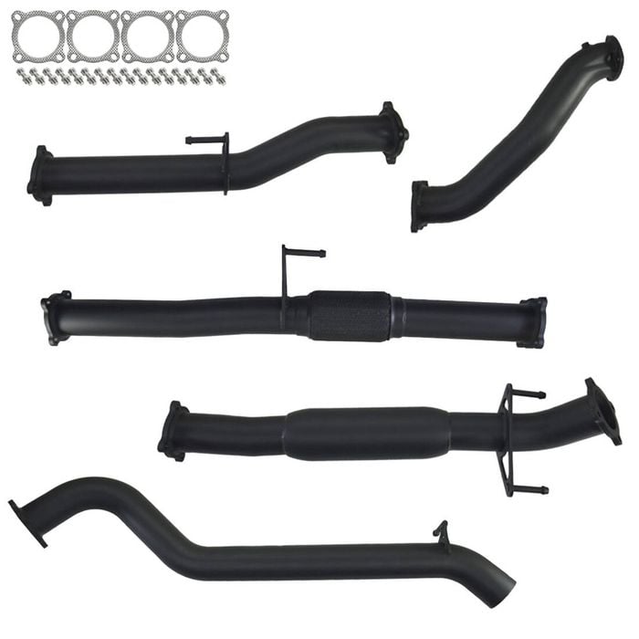 Ignite Exhausts Turbo Back For Toyota Hilux 3l D4d 3" No Cat With Hotdog 409 Stainless Steel