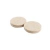 Surface Gard 48mm Beige Round Adhesive Felt - 4 Pack