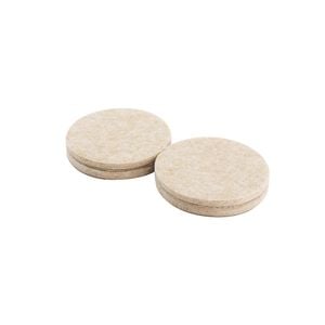Surface Gard 48mm Beige Round Adhesive Felt - 4 Pack