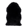 Naturally Sheepskins 90x55cm Black New Zealand Long Wool Sheepskin Rug - Single