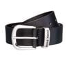 Hard Yakka Black Leather And Brass Buckle Belt - Size 102 - 102