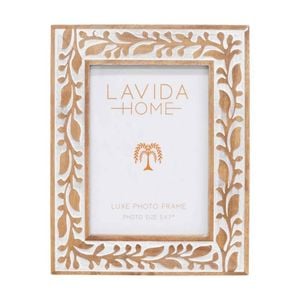 Lvd 5x7 Inch Cinque Luxe Table/wall Decor Picture/photo Frame 25x20x2cm
