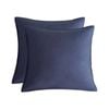 Gioia Casa Bamboo Microfibre European Pillowcase x2 - One Pair - Navy