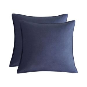 Gioia Casa Bamboo Microfibre European Pillowcase x2 - One Pair - Navy