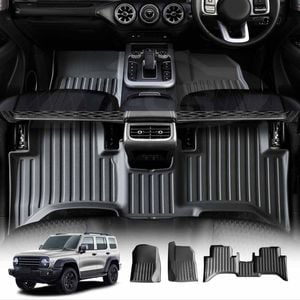 3D All-Weather TPE Floor Mats for GWM Tank 300 2023-Onwards Heavy Duty Customized Floor Liners