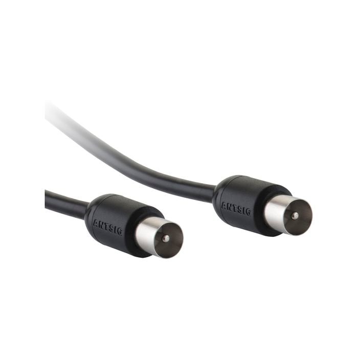 Antsig 1.5m Black Pal TV Lead - 1.5m