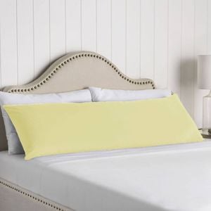 Artex 100% Cotton Body Pillowcase Mia Collection Rich Cream
