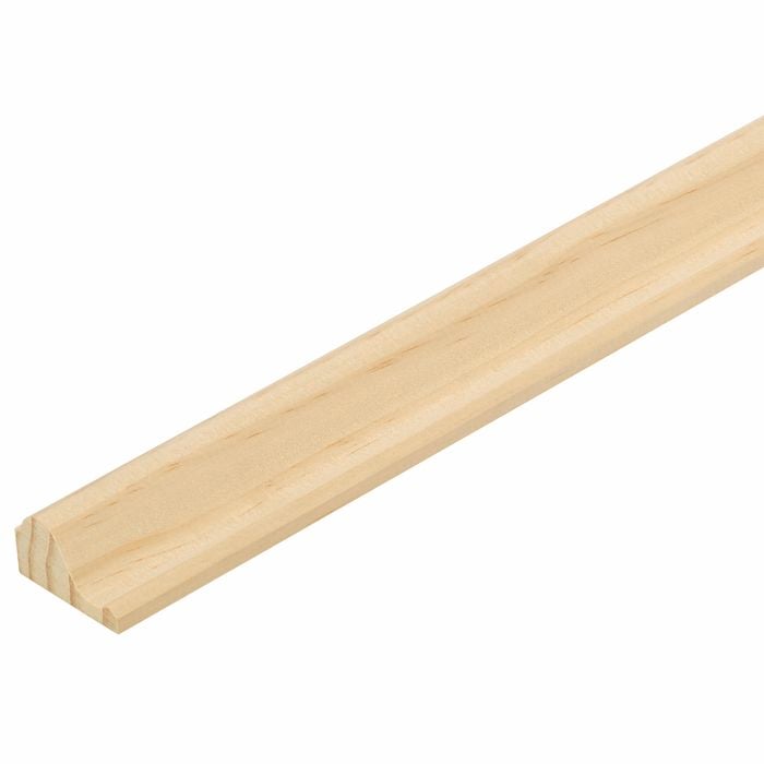 Pinetrim 31 x 18mm 2.4m Untreated Clear Pine Mould Insert