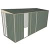 Build-a-Shed 1.5 x 4.5 x 2m Single Sliding Side Door Skillion Shed - Green