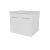 New England Joinery 600mm Grandeur Alpha Top Wall Hung Vanity