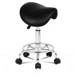 ALFORDSON Salon Stool Swivel Chair Saddle
