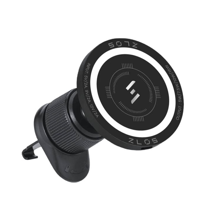 ZLOS Magnetic Car Mount Wireless Charging Phone Holder with 360°Rotation