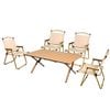 Levede Folding Camping Table Chair Set