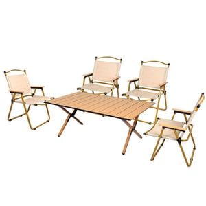 Levede Folding Camping Table Chair Set