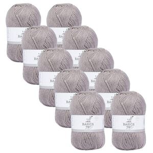 10x Malli Withered Rose Blend Basic 100g Knitting Craft Yarn Acrylic/poly