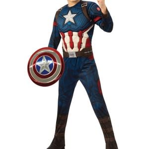 Captain America Premium Boys Costume With Shield - 9-10