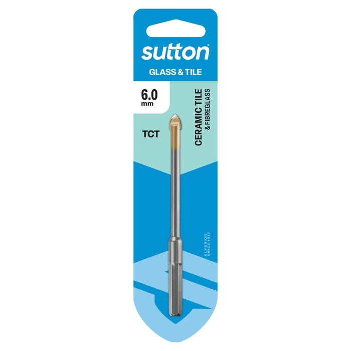Sutton Tools 6.0mm Glass and Tile Drill Bit