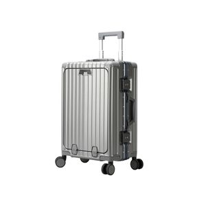 BOPAI 24" Aluminium Checked Suitcase 75L B0248