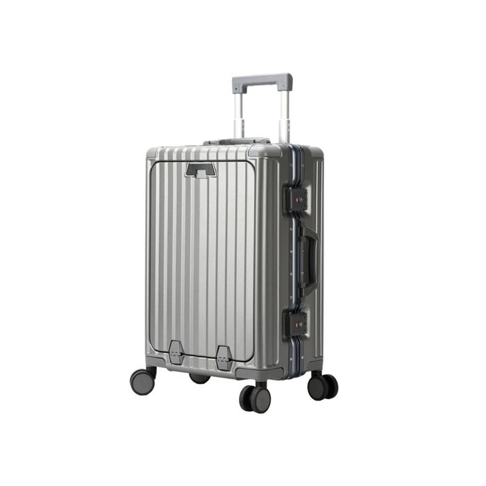 BOPAI 24" Aluminium Checked Suitcase 75L B0248