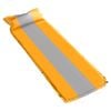 Self Inflating Mattress Sleeping Mat Air Bed Camping Camp Hiking Joinable Pillow - Orange