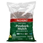 Richgro 70L Natural Pinebark Mulch