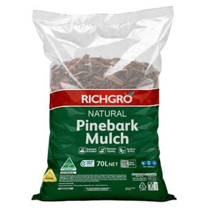 Richgro 70L Natural Pinebark Mulch