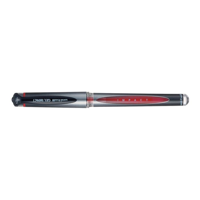 Uni Signo Gel Impact Broad Rollerball Pen (Box of 12) (Red)