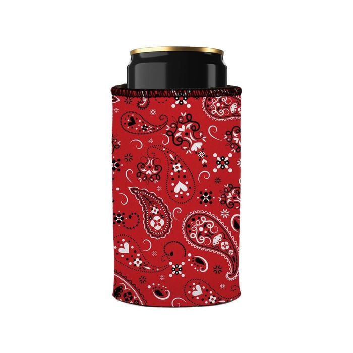 Stubbyz Red Bandana Stubby Cooler Slim