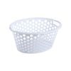 All Set 36L White Circle Oval Laundry Basket