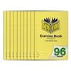 10x Spirax 70gsm 96 Pages A4 8mm Ruled No.108 Exercise Book School Notebook