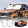 Windshield Sun Shade for Ford Ranger 2011-2022 Blocks UV Rays Sun Visor Protector Sunshade