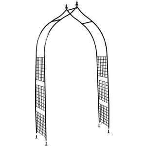 Garden Basics 2.5m Metal Garden Arch