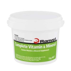 Ranvet Complete Vitamin & Mineral Canine Supplement 1kg
